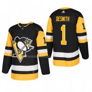 Maglia Hockey Pittsburgh Penguins Casey Desmith Home Autentico Giocatore Nero