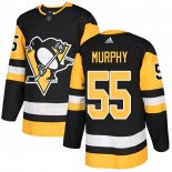 Maglia Hockey Pittsburgh Penguins Larry Murphy Home Autentico Nero