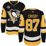 Maglia Hockey Pittsburgh Penguins Sidney Crosby 50 Anniversary Home Premier Nero