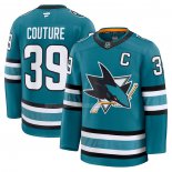 Maglia Hockey San Jose Sharks Logan Couture Home Verde1