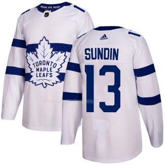 Maglia Hockey Toronto Maple Leafs Mats Sundin Autentico 2018 Stadium Series Bianco