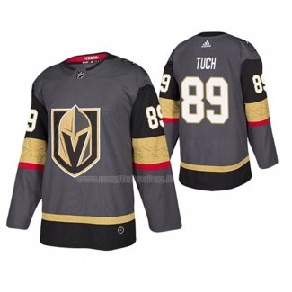 Maglia Hockey Vegas Golden Knights Alex Tuch Autentico Gris