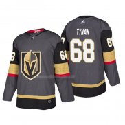 Maglia Hockey Vegas Golden Knights Tj Tynan Home Autentico Giocatore Gris