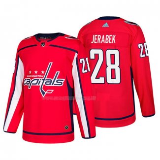 Maglia Hockey Washington Capitals Jakub Jerabek Home Autentico Giocatore Rosso