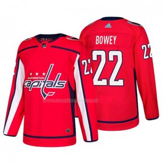Maglia Hockey Washington Capitals Madison Bowey Home Autentico Giocatore Rosso