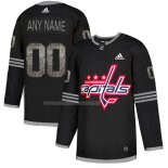 Maglia Hockey Washington Capitals Personalizzate Black Shadow Nero