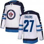 Maglia Hockey Winnipeg Jets Nikolaj Ehlers Road Autentico Bianco