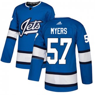 Maglia Hockey Winnipeg Jets Tyler Myers Alternato Autentico Blu