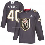Maglia Vegas Golden Knights Garret Sparks Dia de Los Muertos Gris