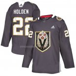 Maglia Vegas Golden Knights Nick Holden Dia de Los Muertos Gris