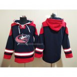 Felpa con Cappuccio Columbus Blue Jackets Blu