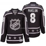 Maglia Hockey 2017 All Star San Jose Sharks Joe Pavelski Nero