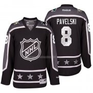 Maglia Hockey 2017 All Star San Jose Sharks Joe Pavelski Nero
