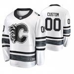 Maglia Hockey 2019 All Star Calgary Flames Personalizzate Bianco
