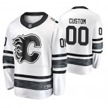 Maglia Hockey 2019 All Star Calgary Flames Personalizzate Bianco