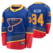 Maglia Hockey 2020 All Star St. Louis Blues Personalizzate Away Patch Bianco