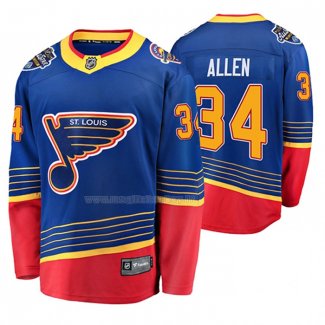 Maglia Hockey 2020 All Star St. Louis Blues Personalizzate Away Patch Bianco