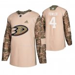 Maglia Hockey Anaheim Ducks Cam Fowler Veterans Day Camuffamento