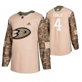 Maglia Hockey Anaheim Ducks Cam Fowler Veterans Day Camuffamento