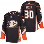 Maglia Hockey Anaheim Ducks Ryan Miller Home Autentico 30 2018 Nero