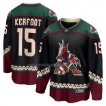 Maglia Hockey Arizona Coyotes Alex Kerfoot Home Breakaway Nero