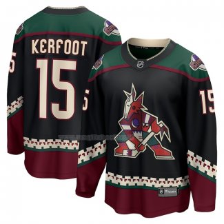 Maglia Hockey Arizona Coyotes Alex Kerfoot Home Breakaway Nero