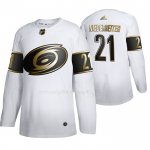 Maglia Hockey Bambino Carolina Golden Edition Ahurricanes Niederreiter Autentico Bianco