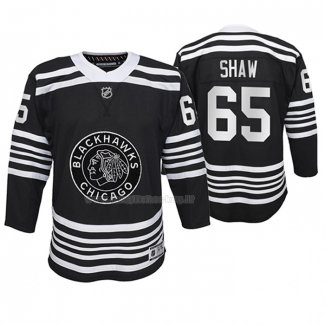 Maglia Hockey Bambino Chicago Blackhawks Andrew Shaw Premier Alternato Nero