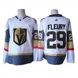 Maglia Hockey Bambino Vegas Golden Knights Marc-andre Fleury Bianco Autentico Gris