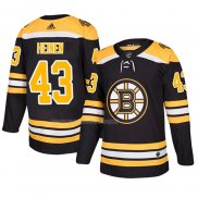 Maglia Hockey Boston Bruins Danton Heinen Autentico Home Nero