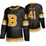 Maglia Hockey Boston Bruins Jaroslav Halak Tercera Nero