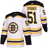 Maglia Hockey Boston Bruins Ryan Spooner 2018 Away Autentico Bianco