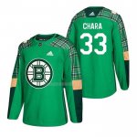 Maglia Hockey Boston Bruins Zdeno Chara 2018 Dia de San Patricio Verde