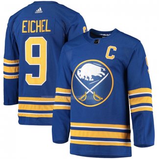 Maglia Hockey Buffalo Sabres Jack Eichel 9 Home Autentico Blu