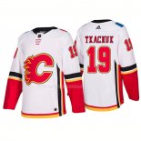 Maglia Hockey Calgary Flames Matthew Tkachuk Away Premier 2017-2018 Bianco