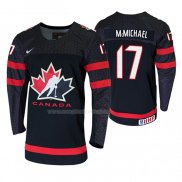 Maglia Hockey Canada Connor Mcmichael 2020 Iihf World Junior Championship Nero