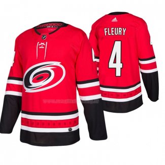 Maglia Hockey Carolina Hurricanes Haydn Fleury Home Autentico Rosso