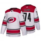 Maglia Hockey Carolina Hurricanes Jaccob Slavin New Season Team Road 2018 Bianco