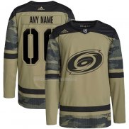 Maglia Hockey Carolina Hurricanes Personalizzate Military Appreciation Team Autentico Practice Camuffamento