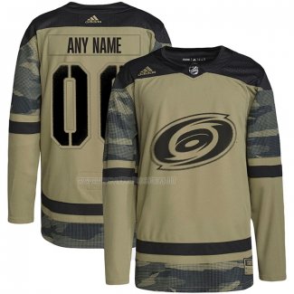 Maglia Hockey Carolina Hurricanes Personalizzate Military Appreciation Team Autentico Practice Camuffamento