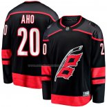 Maglia Hockey Carolina Hurricanes Sebastian Aho Home Breakaway Nero