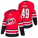Maglia Hockey Carolina Hurricanes Victor Rask Home Autentico 2018 Rosso