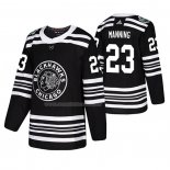 Maglia Hockey Chicago Blackhawks Brandon Manning 2019 Winter Classic Nero