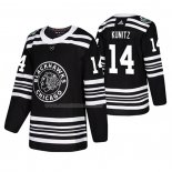 Maglia Hockey Chicago Blackhawks Chris Kunitz 2019 Winter Classic Nero