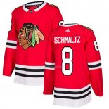Maglia Hockey Chicago Blackhawks Nick Schmaltz Home Autentico Rosso