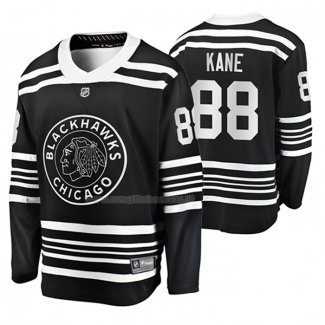Maglia Hockey Chicago Blackhawks Patrick Kane Premier Alternato Nero
