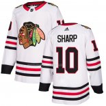 Maglia Hockey Chicago Blackhawks Patrick Sharp Road Autentico Bianco