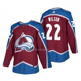 Maglia Hockey Colorado Avalanche Colin Wilson Autentico Home 2018 Rosso