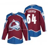 Maglia Hockey Colorado Avalanche Nail Yakupov Autentico Home 2018 Rosso