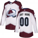 Maglia Hockey Colorado Avalanche Personalizzate Road Autentico Bianco